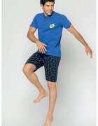 Lotto Pijama scurta cu imprimeu - Albastru