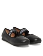 Love Moschino Balerini de dama piele naturala - negru
