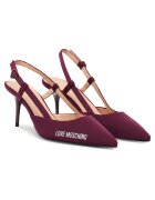 Love Moschino dama - burgundy - tesatura - Visiniu