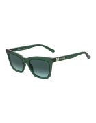 Love Moschino Ochelari de soare cu detalii logo - Auriu/Verde englez