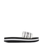 Love Moschino Papuci dama - alb-negru