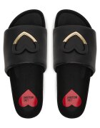 Love Moschino Papuci dama piele naturala - negru