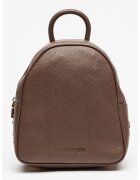 Love Moschino Rucsac din piele ecologica cu logo metalic supradimensionat Zaino - Maro