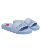 Love Moschino Slapi dama Gomma Sky - albastru deschis