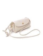 Lucky Bees Geanta crossbody din piele ecologica - Crem - 12x22x11