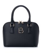 Lucky Bees Geanta crossbody din piele ecologica cu logo metalic - Negru