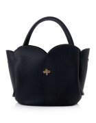 Lucky Bees Geanta cu aspect granulat - Negru - 21 x 29 x 15 CM