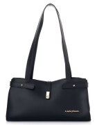 Lucky Bees Geanta din piele ecologica cu logo - Negru - 15 x 30 x 11 cm