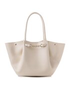 Lucky Bees Geanta tote de piele ecologica - Bej deschis