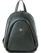 Lucky Bees Rucsac din piele ecologica - Verde padure