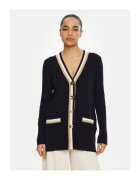 Luisa Spagnoli Cardigan dama - 304968464 - Lana - Albastru - Albastru