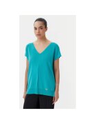 Luisa Spagnoli Pulover dama 58686 CARACALLA - Viscoza/Poliamida - Verde - Verde