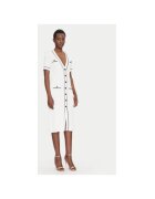 Luisa Spagnoli Rochie dama 100004 CANDELOTTO - Viscoza/Poliamida - Ecru - Ecru