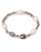Lulu  Jane Bratara cu margele placata cu aur de 14K - Auriu rose