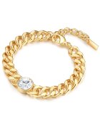 Lulu  Jane Bratara placata cu aur de 14K si cu zirconia 32117 - Auriu/Galben