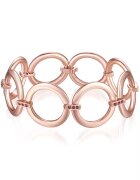 Lulu  Jane Bratara placata cu aur de 14K si decorata cu cristale europene - Auriu rose