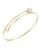 Lulu  Jane Bratara rigida placata cu aur de 14K - Auriu