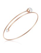 Lulu  Jane Bratara rigida placata cu aur de 14K - Auriu rose