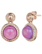 Lulu  Jane Cercei cu tija placati cu aur de 14K - Auriu rose