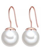 Lulu  Jane Cercei din aur rose de 14K decorati cu perle sintetice - Auriu rose
