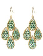 Lulu  Jane Cercei drop placati cu aur de 14K - Auriu