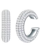 Lulu  Jane Cercei ear cuff decorati cu cristale zirconia - Argintiu