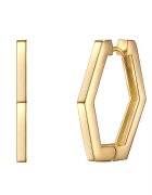 Lulu  Jane Cercei placati cu aur de 14K - Auriu