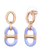 Lulu  Jane Cercei placati cu aur de 14K - cu emaill 32099 - Auriu rose