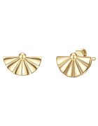 Lulu  Jane Cercei placati cu aur de 14K - cu tija - Auriu/Galben