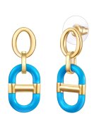 Lulu  Jane Cercei placati cu aur de 14K si cu email 32101 - Auriu/Galben