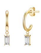 Lulu  Jane Cercei placati cu aur de 14K si decorati cu cristale 22521 - Auriu