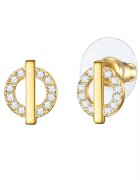 Lulu  Jane Cercei placati cu aur de 14K si decorati cu cristale - Auriu