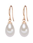 Lulu  Jane Cercei placati cu aur de 14K si decorati cu perle - Auriu rose