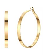 Lulu  Jane Cercei rotunzi placati cu aur de 14K - Auriu