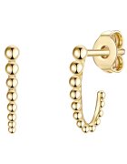 Lulu  Jane Cercei rotunzi placati cu aur de 14K - Auriu/Galben