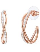 Lulu  Jane Cercei rotunzi placati cu aur de 14K - Auriu rose