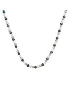 Lulu  Jane Colier din perle placate cu rodiu - Multicolor