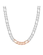 Lulu  Jane Colier-lant in doua nuante placat cu aur de 14K - Argintiu