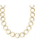 Lulu  Jane Colier placat cu aur de 14K si decorat cu cristale europene - Auriu
