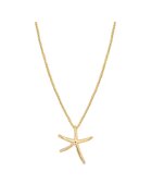 Lulu  Jane Colier placat cu aur de 14K si decorat cu pandantiv - Auriu