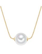 Lulu  Jane Colier placat cu aur de 14K si decorat cu perla sintetica - Auriu