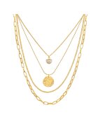 Lulu  Jane Colier stratificat placat cu aur de 14K - Auriu