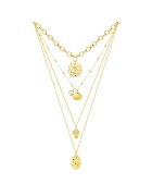 Lulu  Jane Colier stratificat placat cu aur de 14K - Auriu
