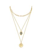 Lulu  Jane Colier stratificat placat cu aur de 14K - Auriu