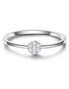 Lulu  Jane Inel cu floare de zirconia