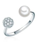 Lulu  Jane Inel cu zirconia si perla