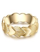 Lulu  Jane Inel placat cu aur de 14K