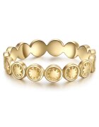 Lulu  Jane Inel placat cu aur de 14K 32009