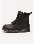 Lumberjack Bocanci de piele ecologica - Negru