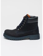 Lumberjack Bocanci de piele nabuc - Albastru ultramarin